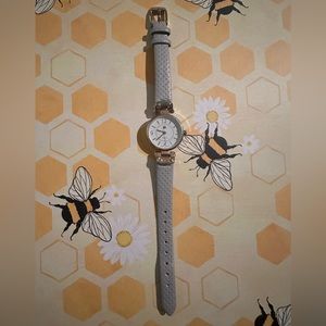 Small gray analog watch